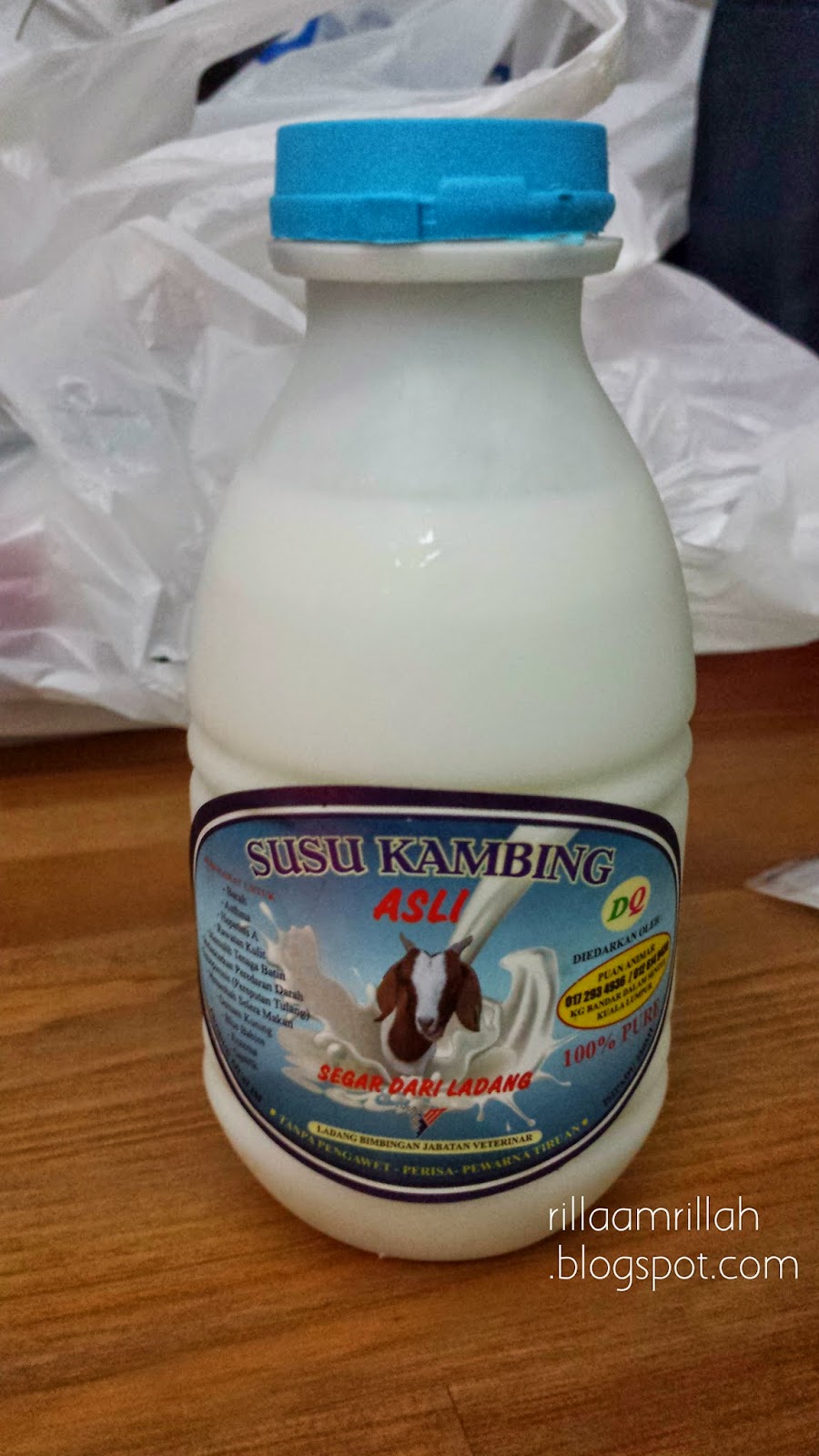 Rilla Amrillah: Susu Kambing Segar Untuk Zain