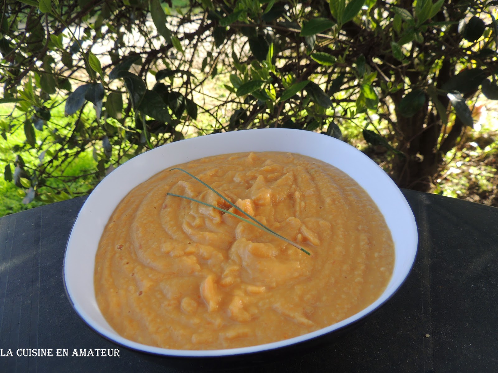 La cuisine en amateur de Maryline Crème de pois chiches et carottes