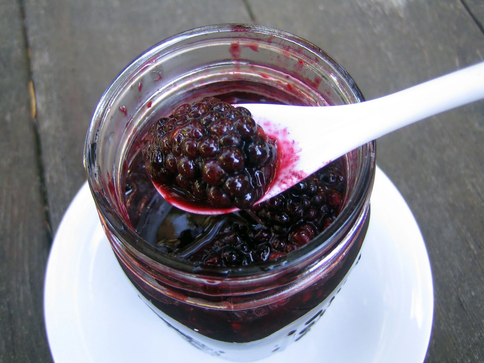 Blue Kale Road Blackberry Compote