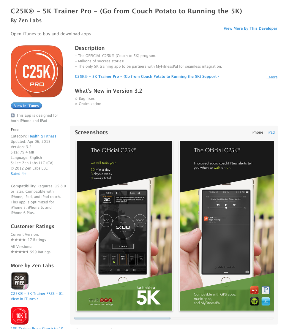 Ucet Free Ios App Today C25k 5k Trainer Pro Go From Couch