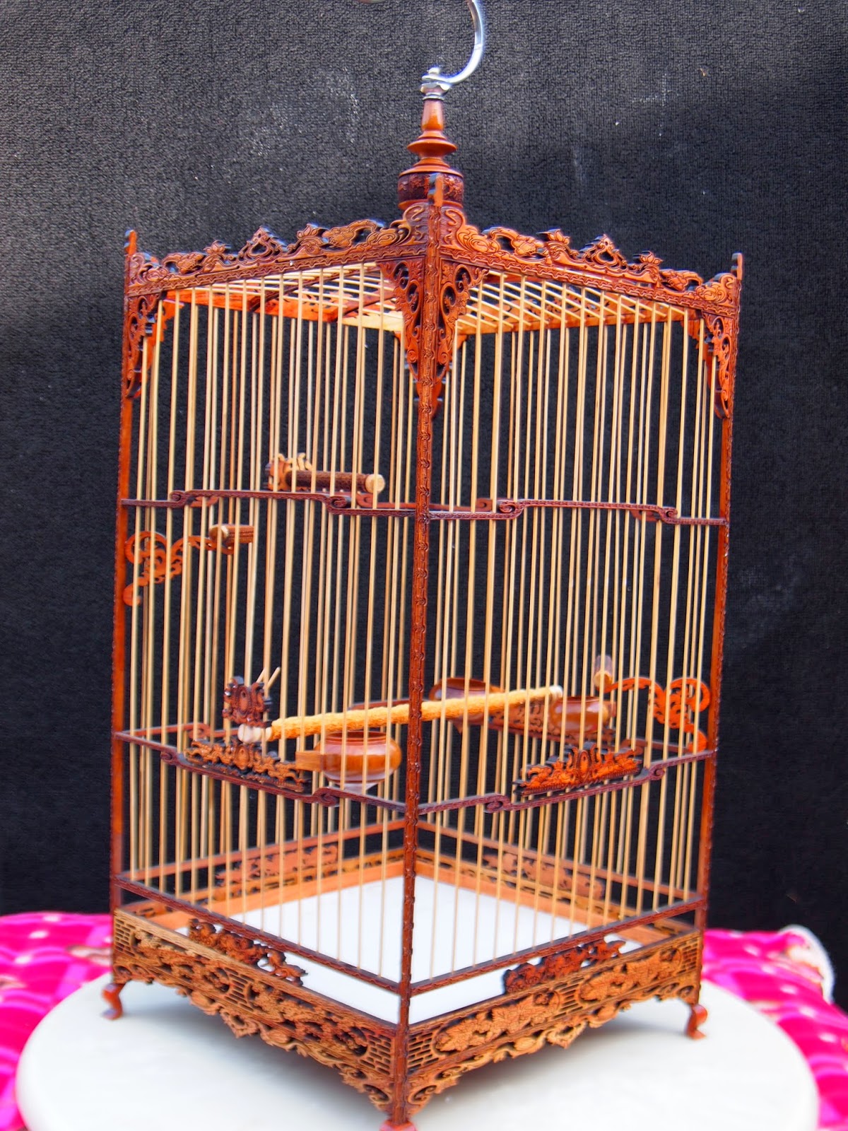 Asian Bamboo Bird Cages TT 001