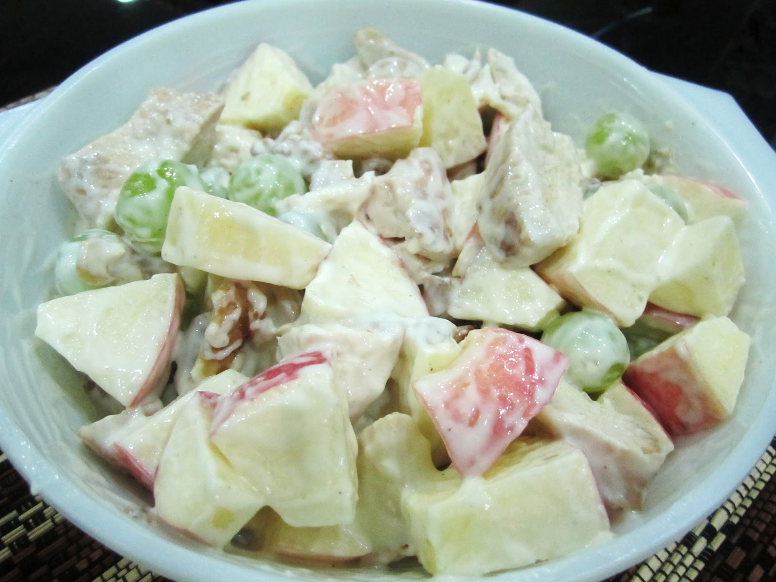 Daily Cuppa Roasted Chicken and Fruit Salad