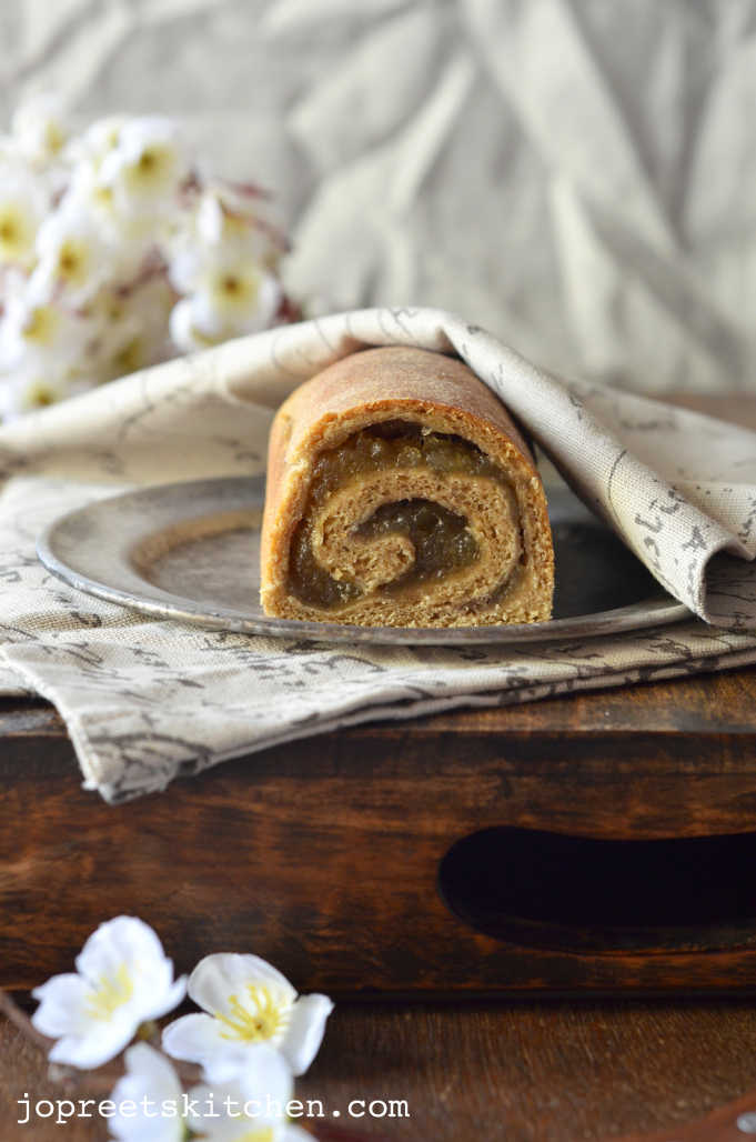 Jam Bread Rolls (with Sandwich Masala Powder) Jopreetskitchen