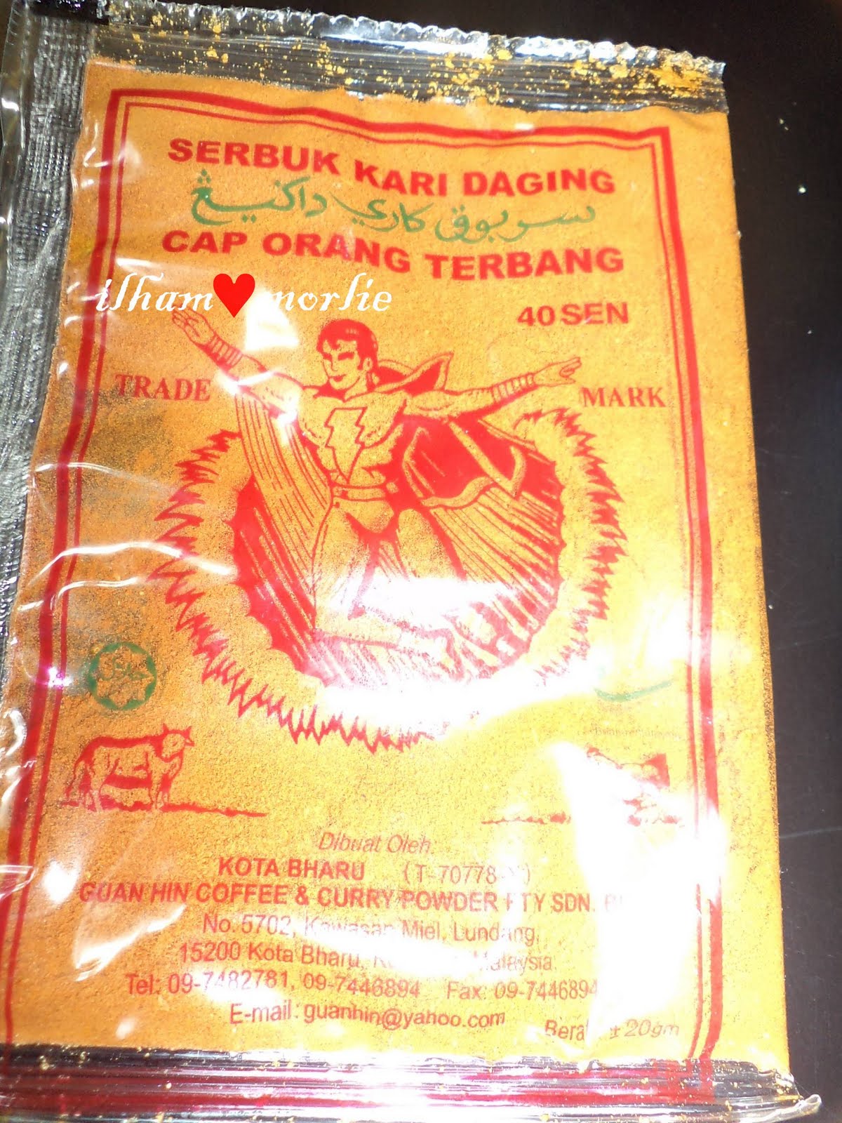 Serbuk Kari Daging Cap Orang Terbang Shopee Malaysia