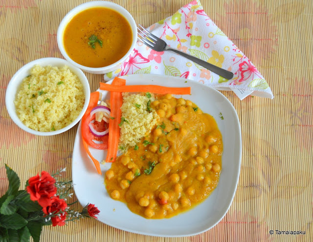 Pumpkin - Chickpea Stew With Couscous