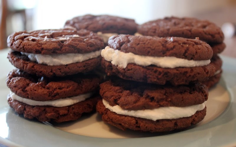 Cake Mix Cookies/ Homemade Oreos