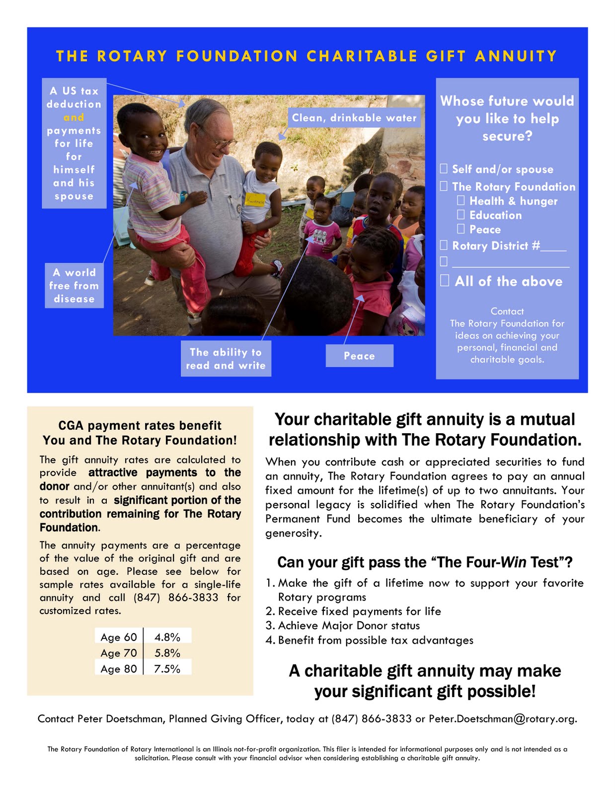 Coral Gables RotaryGram The Rotary Foundation Charitable Gift Annuity