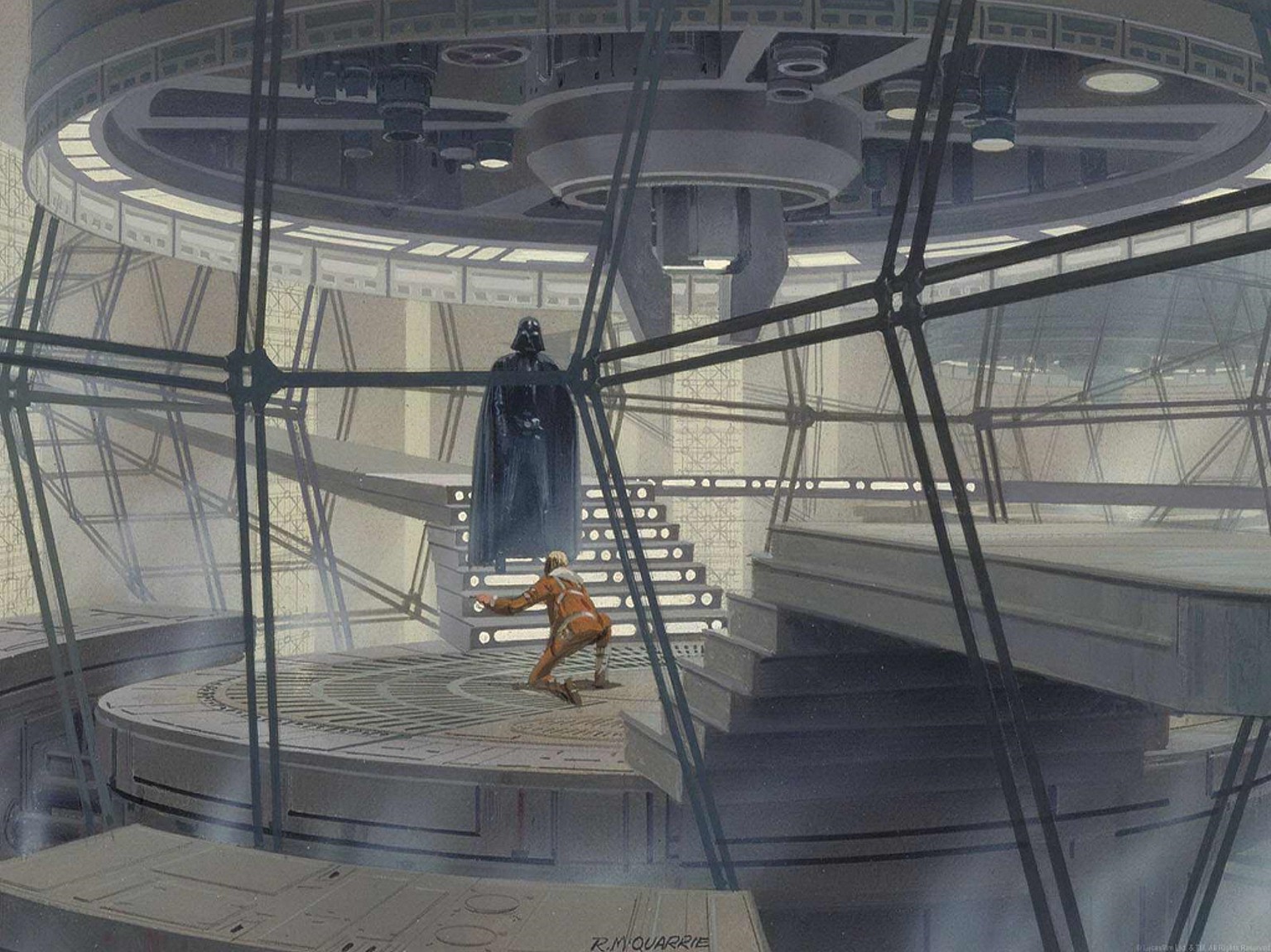 Ralph Mcquarrie Sketch Of A Concept For The Colonial Viper From