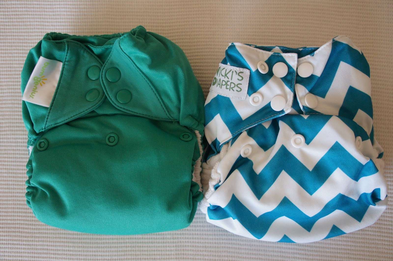 C, G & Mr. B Family, Friends & Fun Types of Cloth Diapers All in Ones and Fitteds with Covers