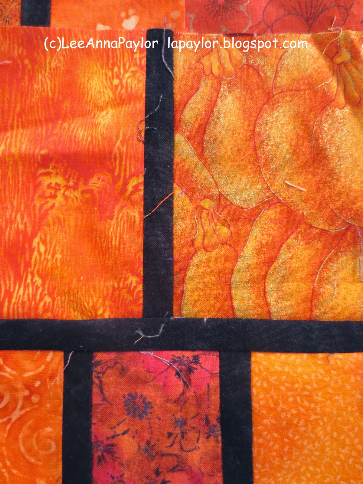 Not Afraid of Color Orange stained glass blocks