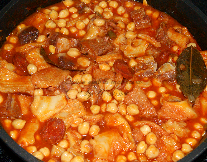 Cuina amb la mestressa Cap i pota amb tripa o callos a la catalana