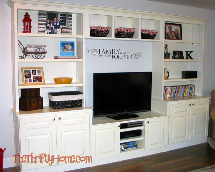 *The Thrifty Home Refinished and Rebuilt Entertainment Center