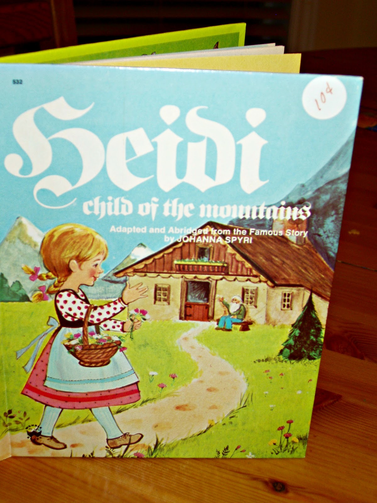 Vintage Books for the Very Young Heidi 2 Picture Book Versions