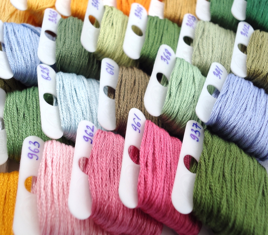 Stitch of Love Organizing embroidery threads