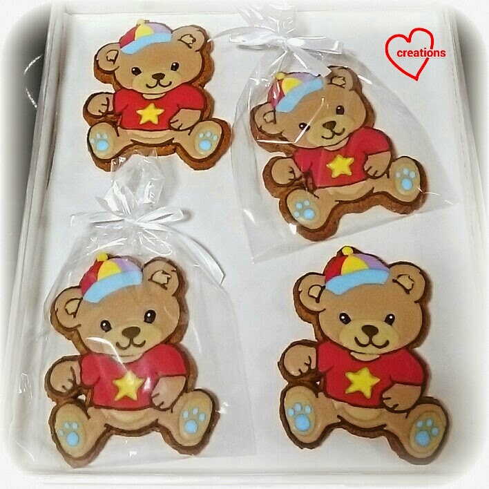 Loving Creations for You Teddy Bear Brown Sugar Cookies (how to make