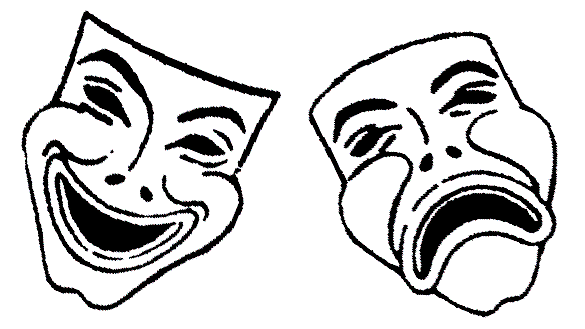 comedy tragic masks