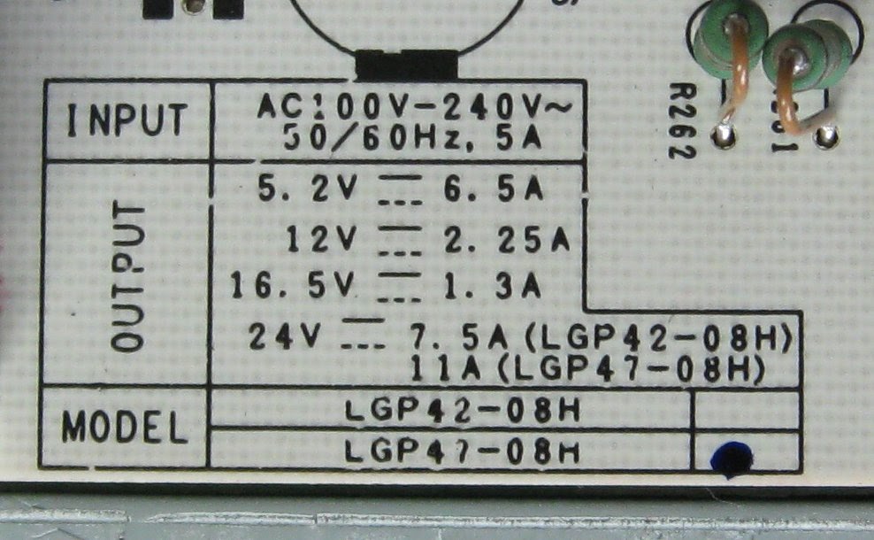LG 47G90 POWER SUPPLY TO BACK LIGHT - CHECK | Electro help