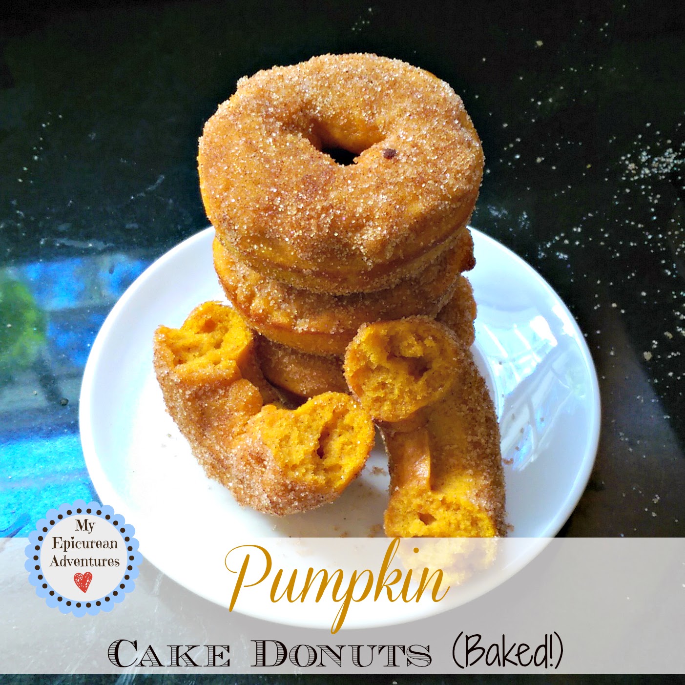 My Epicurean Adventures Pumpkin Cake Donuts Baked!