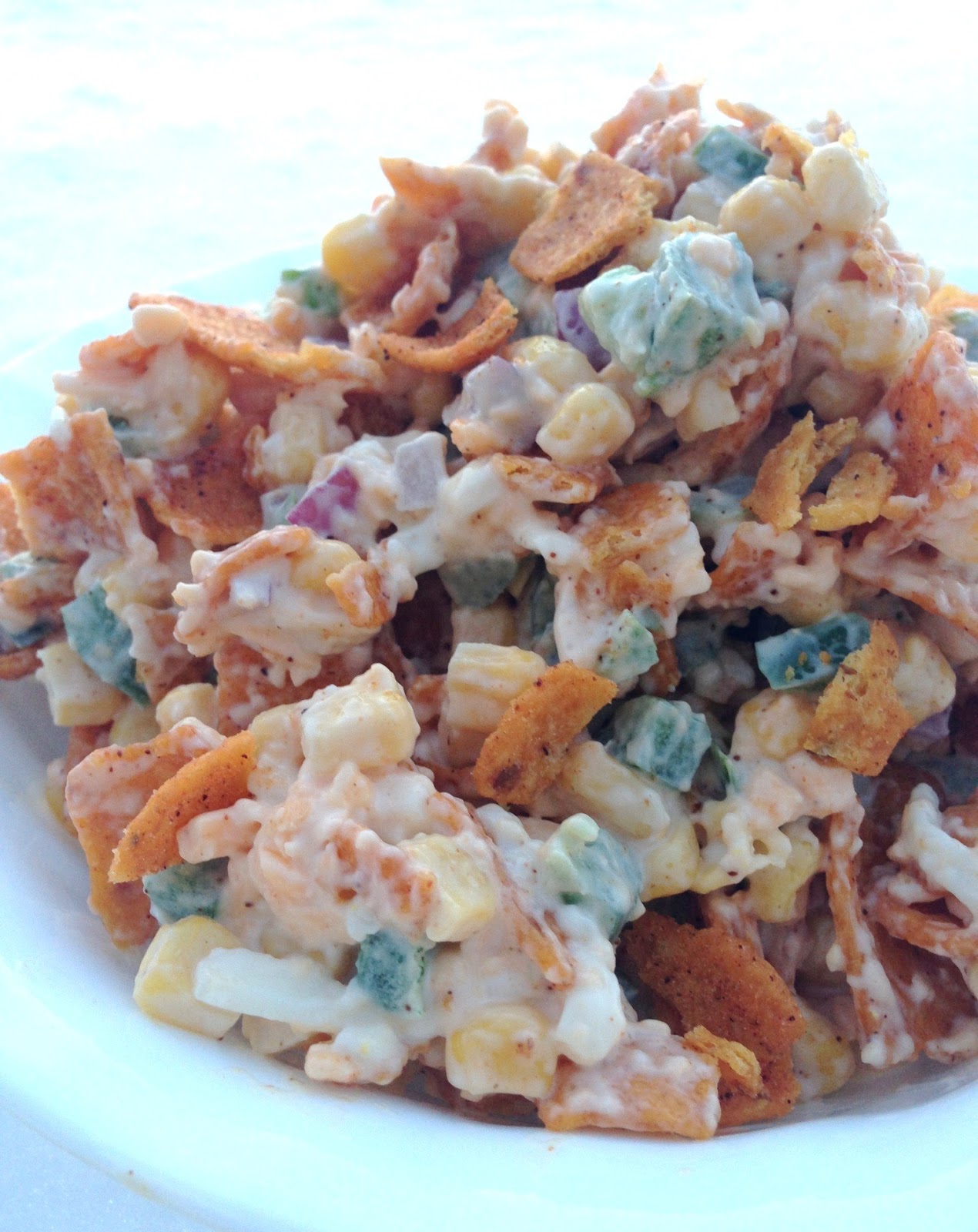 Paula Deen's Frito Corn Salad | Cookin' And Kickin' | Frito corn salad ...