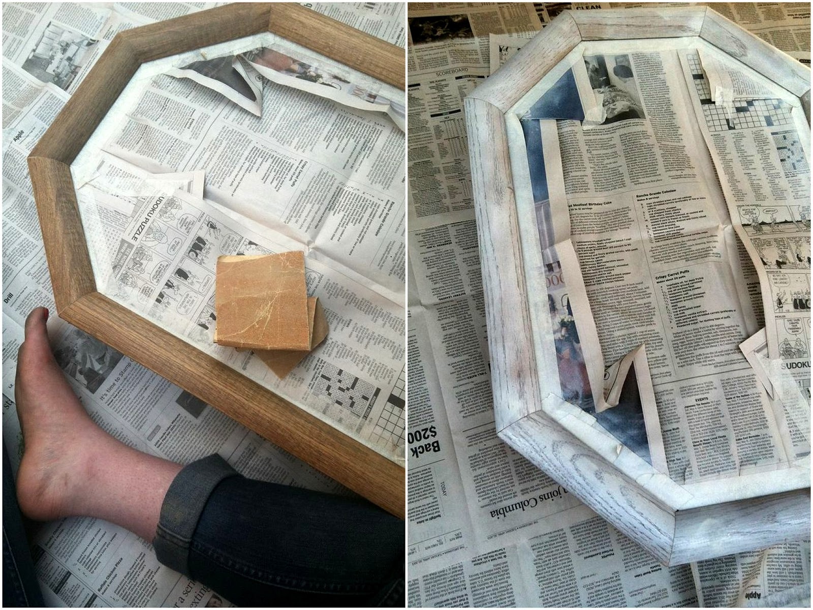 New home project, new ugly mirror for the sewing room / Create / Enjoy