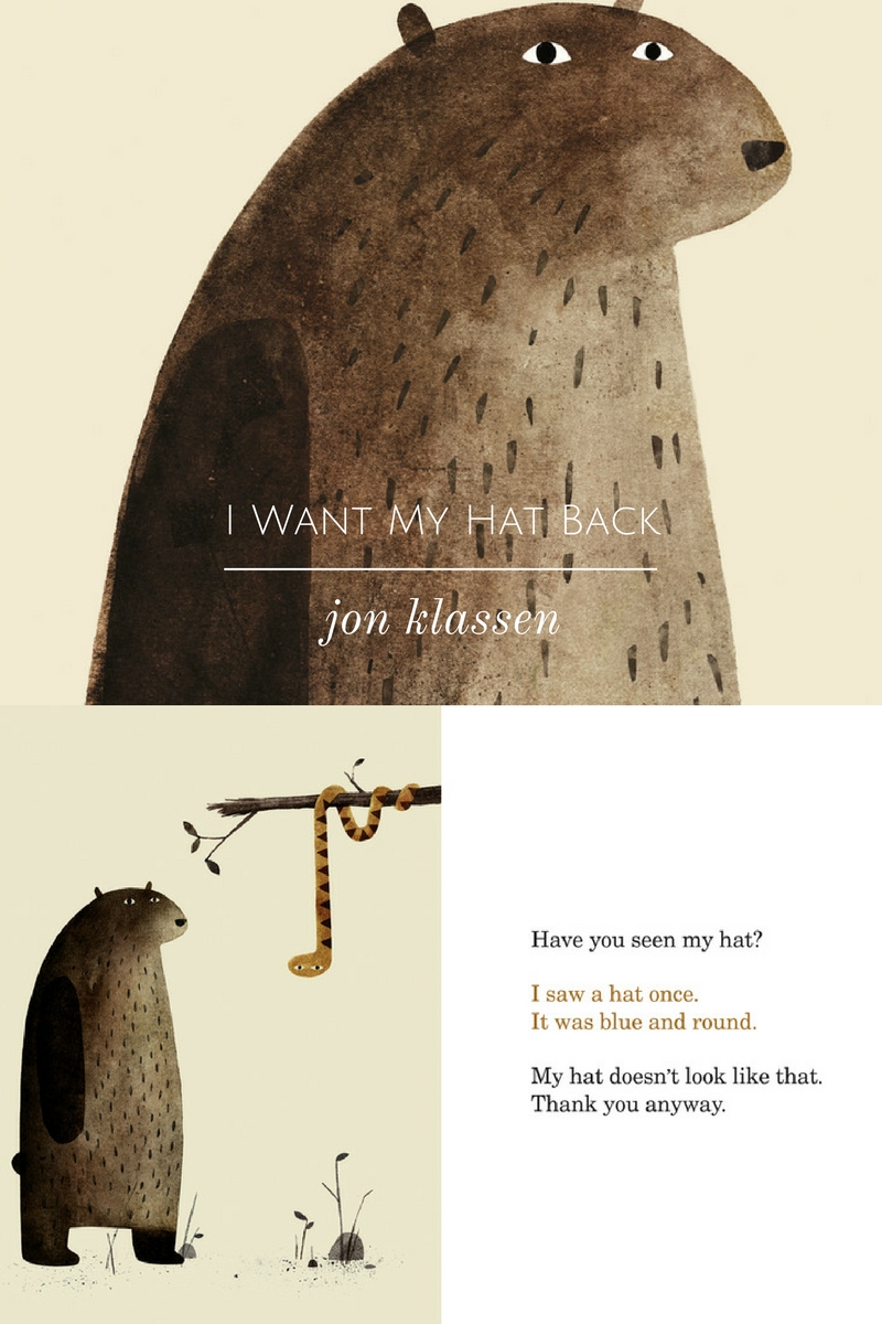 jon klassen i want my hat jon klassen i want my hat