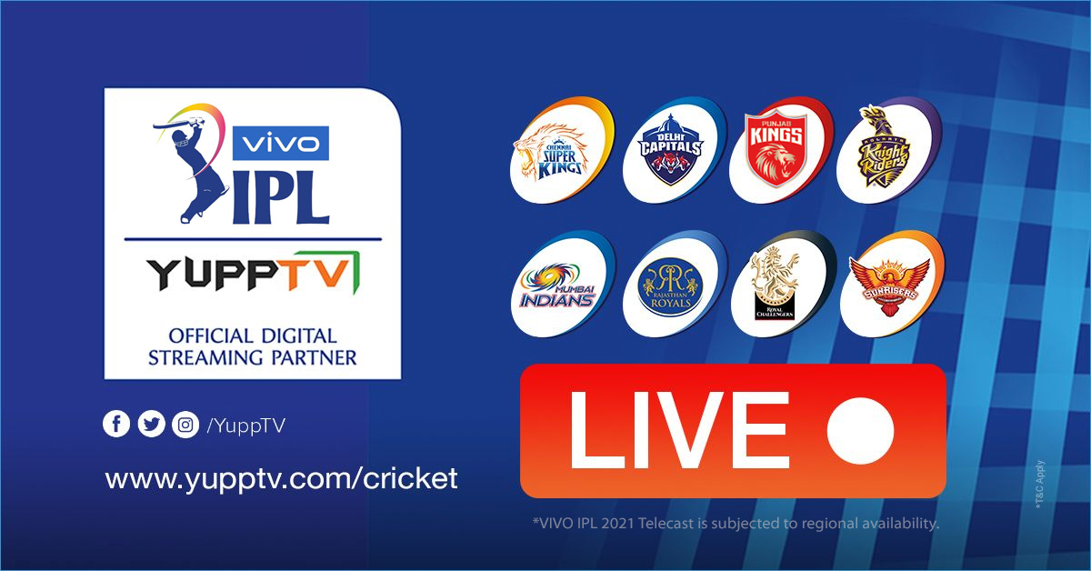 Watch Vivo IPL 2021 Live