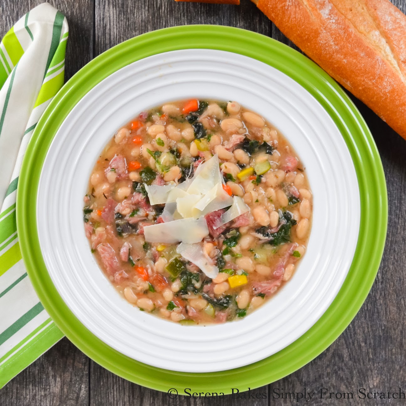 Tuscan Ham and Bean Soup Serena Bakes Simply From Scratch