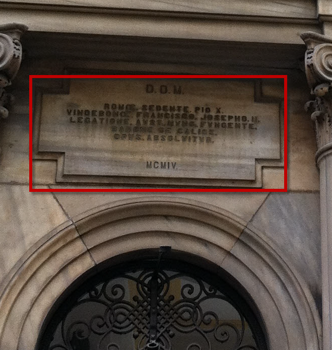 D.O.M. (Deo Optimo Maximo) infobits