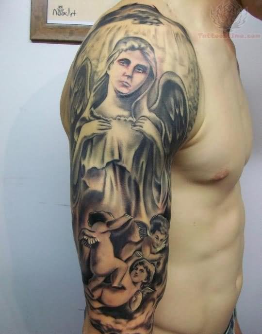 Gombal Tattoo Designs Cherub Tattoos For Men And Girls