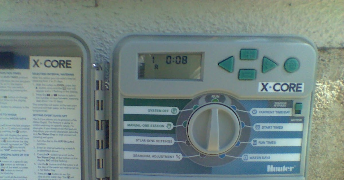 24hrSprinklers: Repair and install sprinkler timer box, mount and