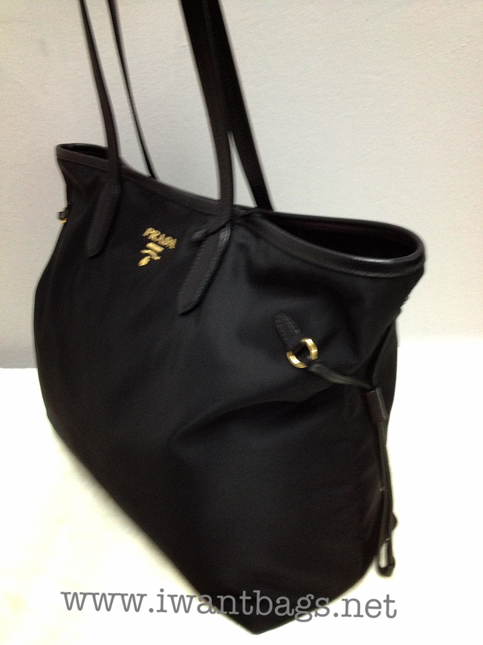 prada tessuto shopping tote