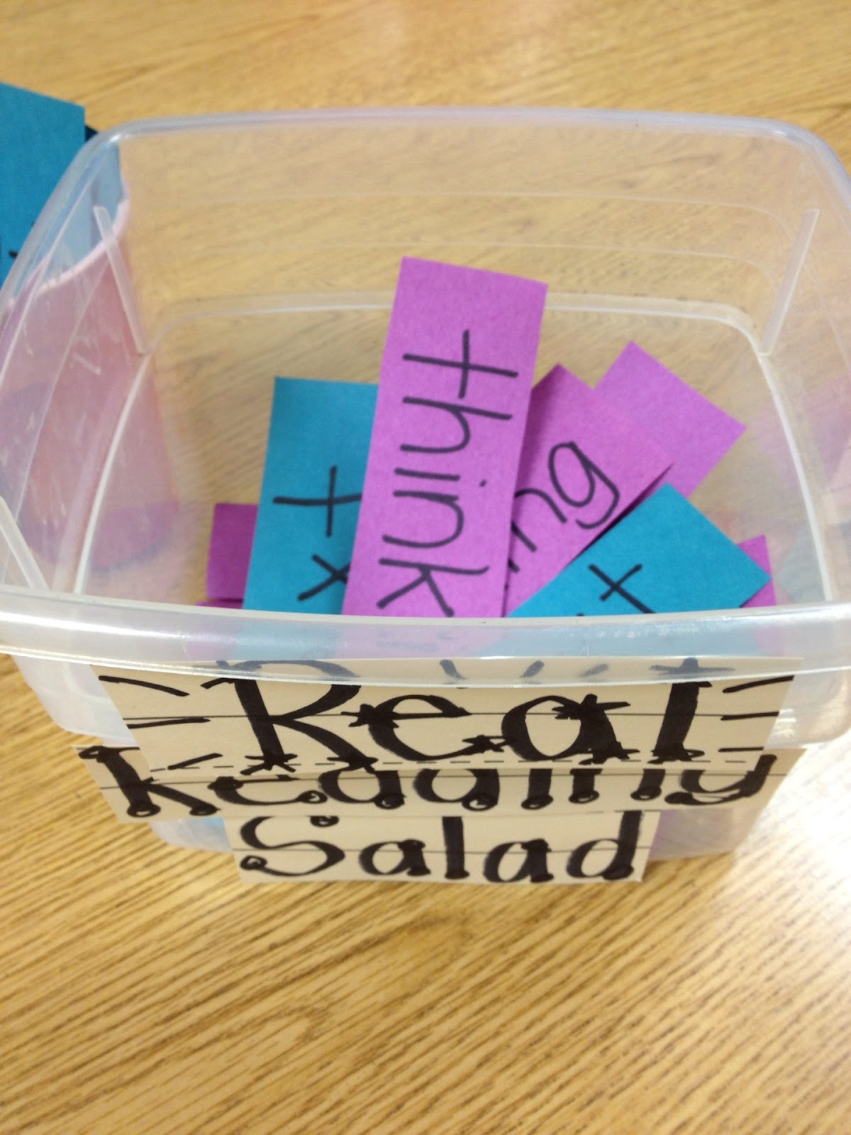 First Grade Brain Sprinkles: Reading Salad