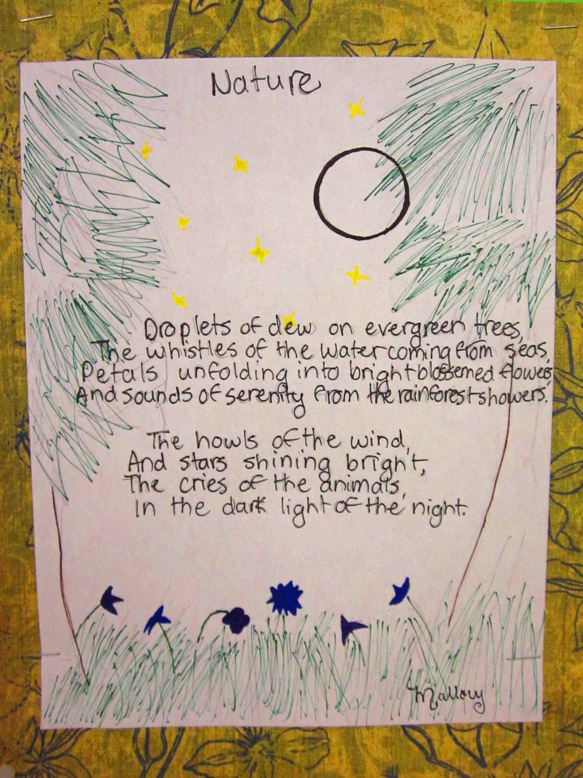 Rhyming poems about nature image