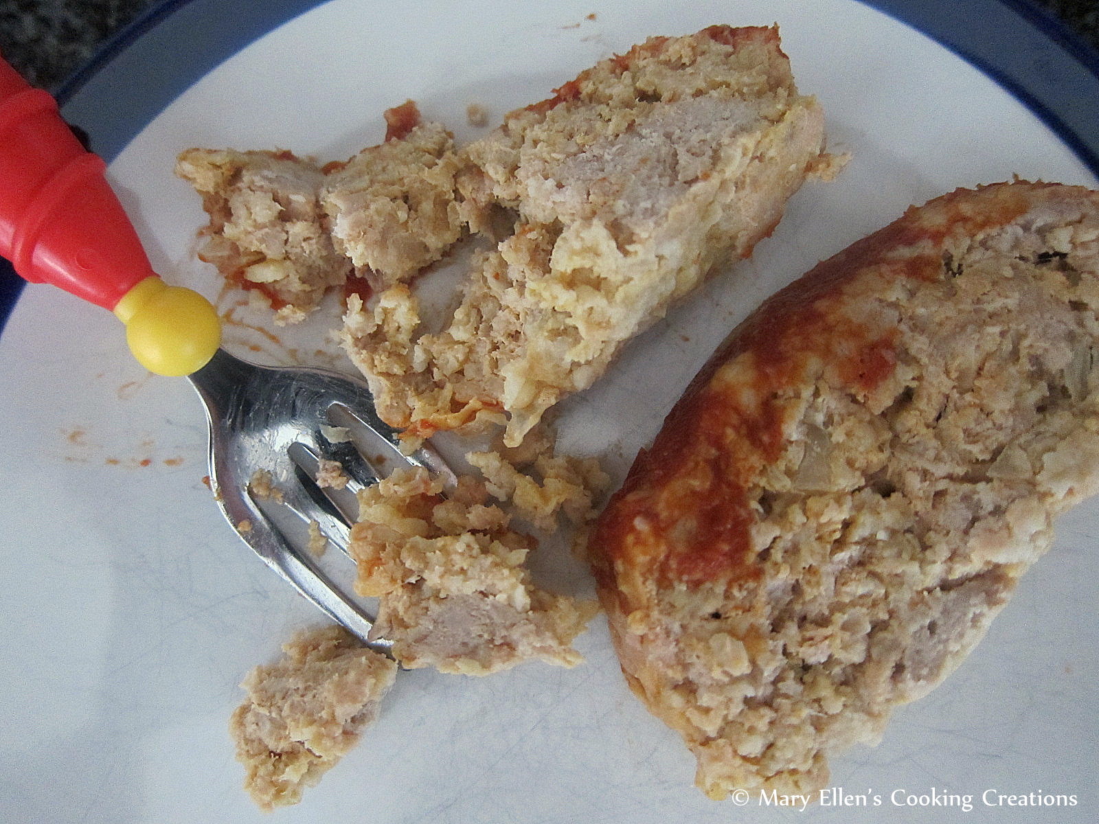 Mary Ellen's Cooking Creations Toddler Friendly Turkey Meatloaf