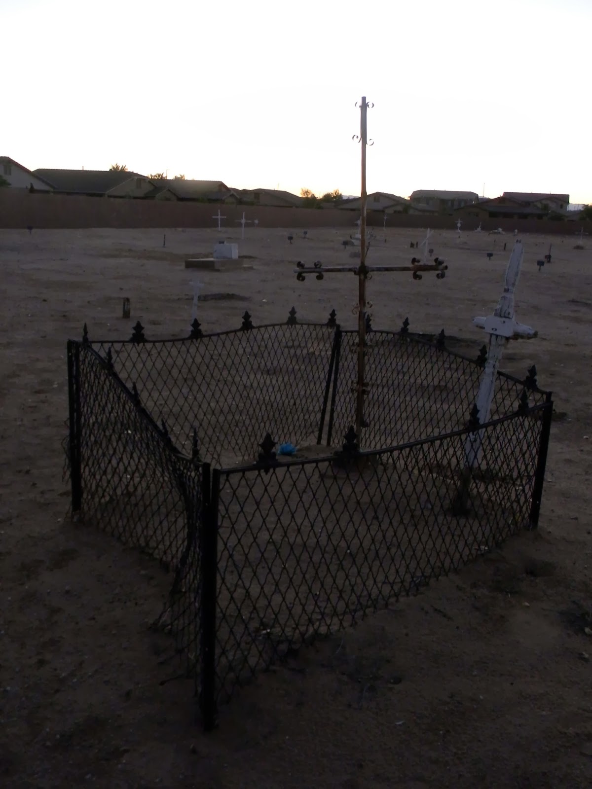 The Eerie Quiet Cemetery