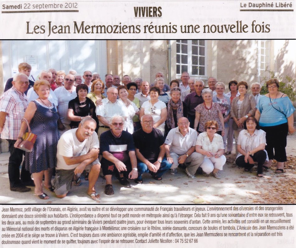 2012 ... RENCONTRE DES JEAN MERMOZIENS A VIVIERS ...