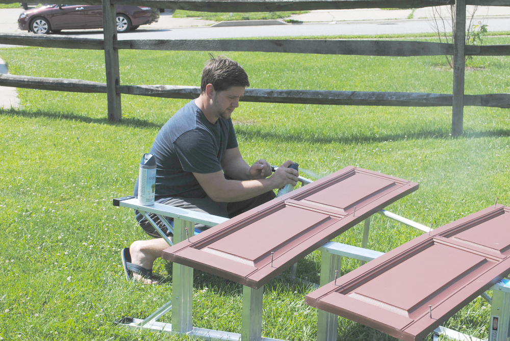 Seven Town Way Live and Learn Lesson Painting Shutters