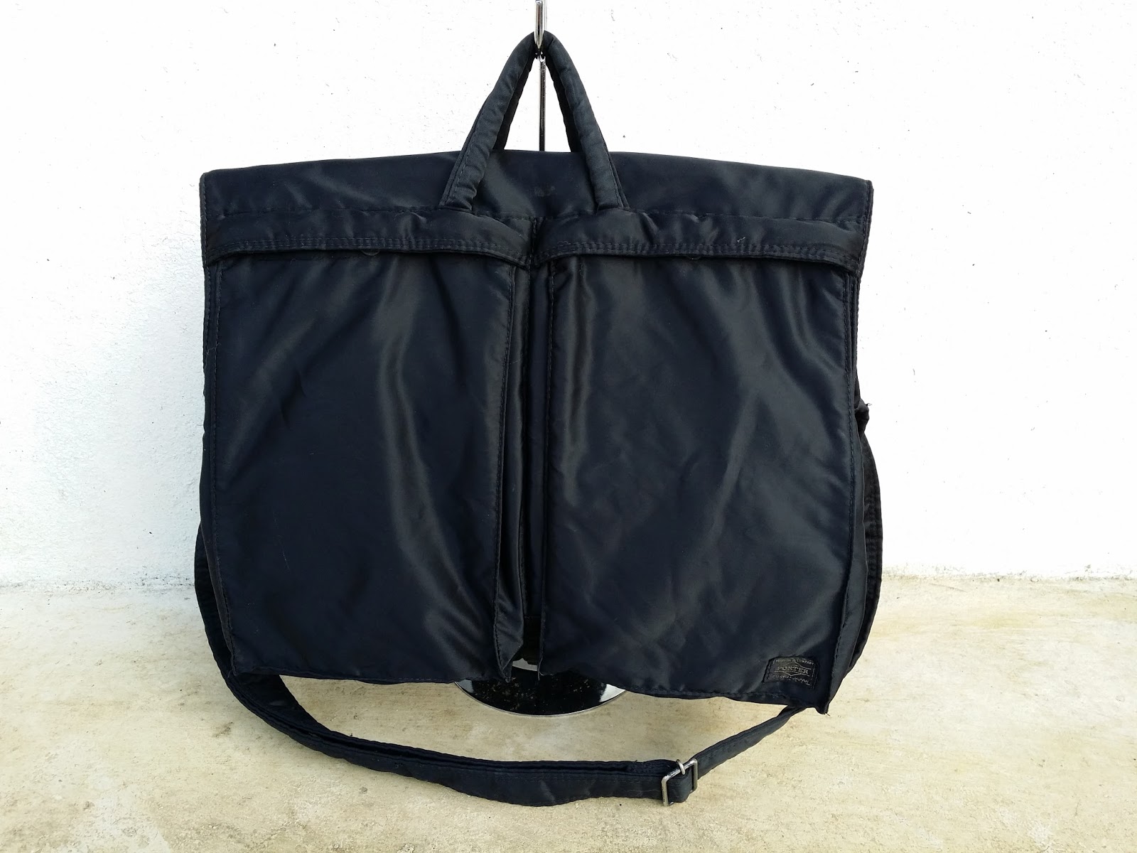 d0rayakEEbaG PORTER Black Nylon Large Messenger Bag