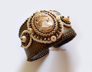 bead embroidery bracelets pendants beadwork blog