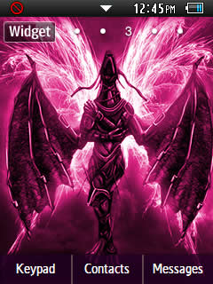 Samsung Corby 2 Themes Anime Fuschia Dragon Samsung Corby 2 Theme
