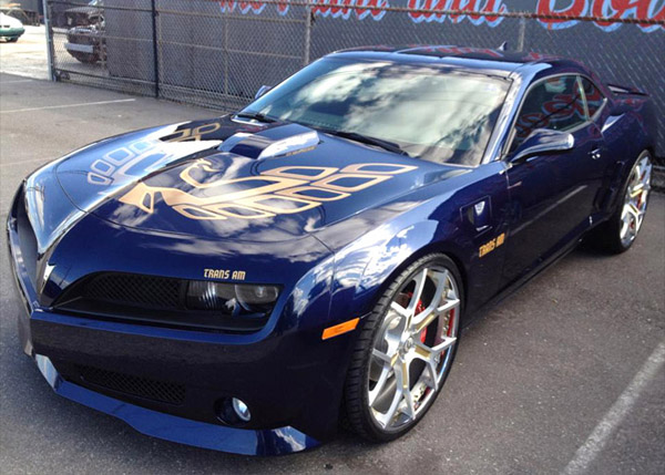 2014-Trans-AM 2014 Trans Am Rare Aqua Blue Metallic Z/TA Trans Am sporting "Lambo ...