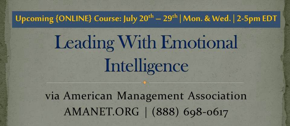 AMA COURSE | Leading With Emotional Intelligence