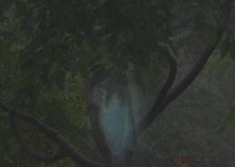 penampakan hantu di pohon tertangkap kamera