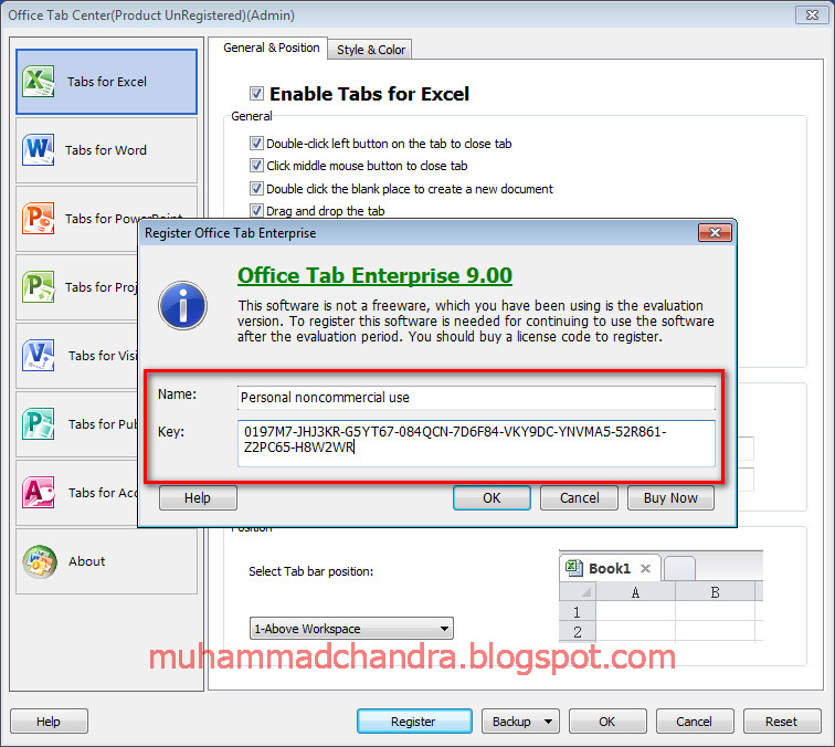 Free Download Office Tab Enterprise 14.00 Full Crack