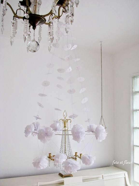Fete Et Fleur Diy Mini Pajaki Paper Chandelier And More Flowers I Wish My Photos Were Clearer But This Was The Best Could Do If You Decide To Make One Would Love See It Have Fun