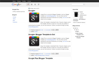 Template Blogger Google Plus