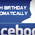 Wish Happy birthday automatically in facebook