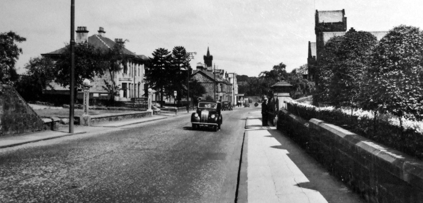 Tour Scotland Photographs Old Photograph Glasgow Road Denny Scotland