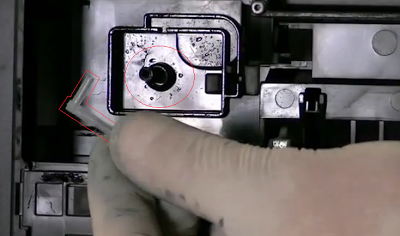 connect the elbow to the hole where the ink comes out connect the elbow to the hole where the ink comes out