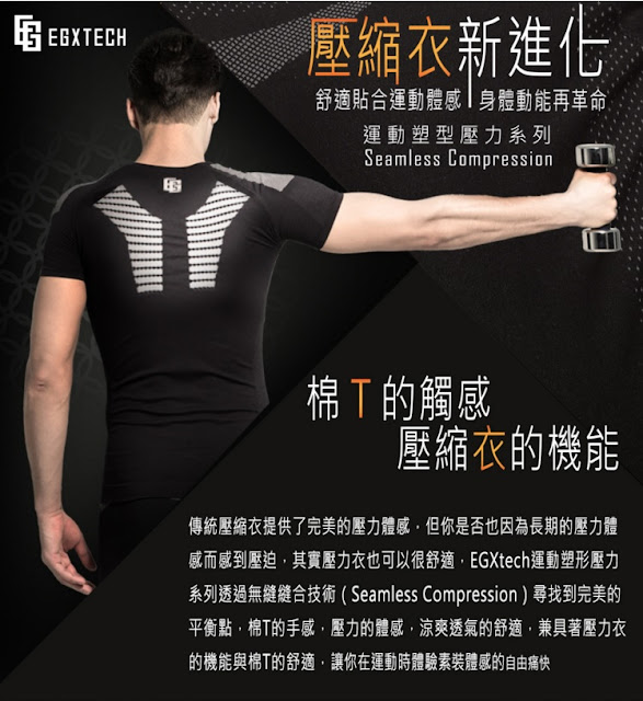 塑身衣推薦：EGXtech運動塑形壓力衣 舒適又貼身 (內有優惠折扣碼)